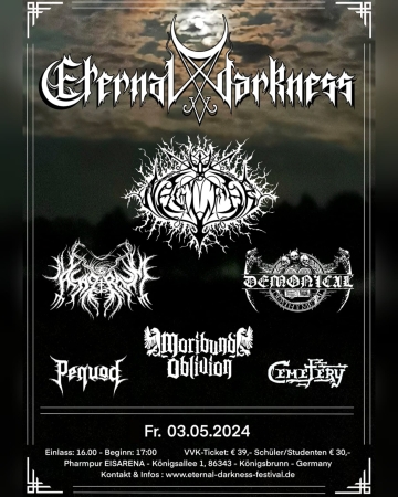 Flyer Eternal Darkness Festival