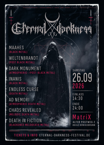 Flyer Eternal Darkness Festival 2026