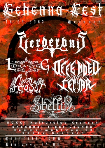 Flyer Gehenna Fest 2025