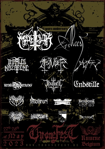 Flyer Throne Fest 2023