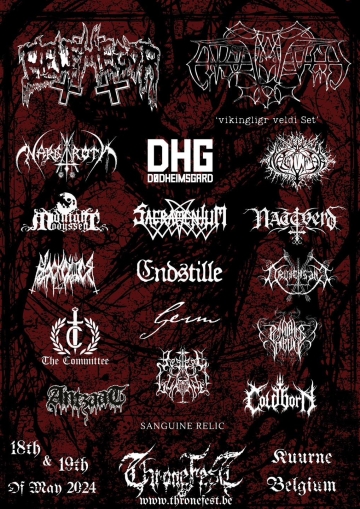 Flyer Throne Fest