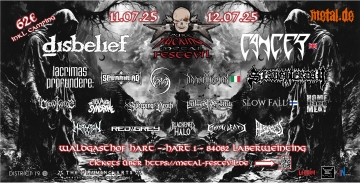 Flyer Pure Fucking Metal FestEvil 2025