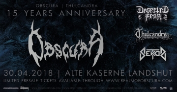 Flyer Obscura | Thulcandra - 15 Years Anniversary
