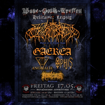 Flyer Wolves In The Throne Room w/ Gaerea & Anomalie