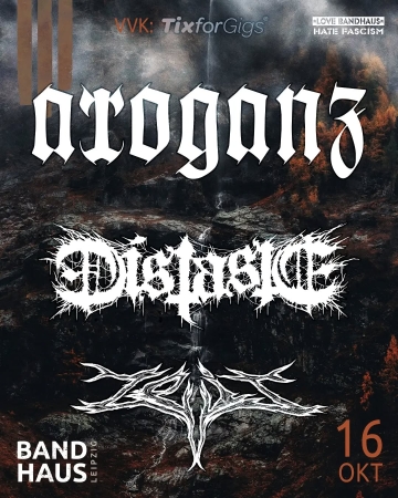Flyer Arroganz w/ Distaste & Zeit