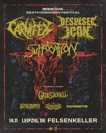 Flyer Death Dominion Festival Leipzig 2026