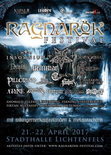 Flyer Ragnarök Festival 2017