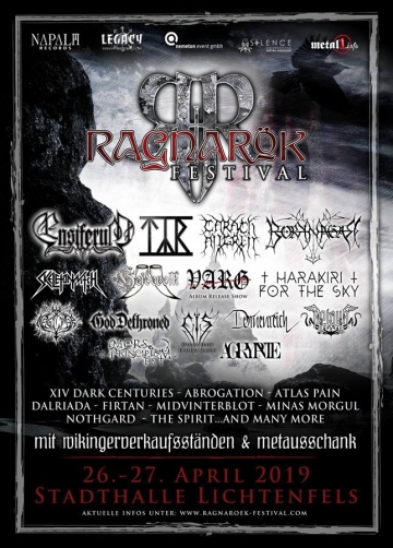 Flyer Ragnarök Festival 2019