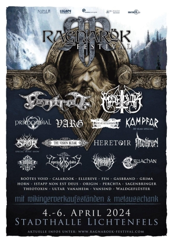 Flyer Ragnarök Festival 2024