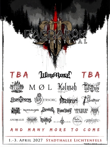 Flyer Ragnarök Festival 2027