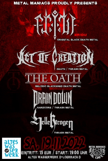 Flyer Metal Café Live