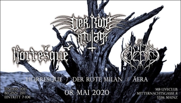Flyer Der Rote Milan w/ Horresque & Äera