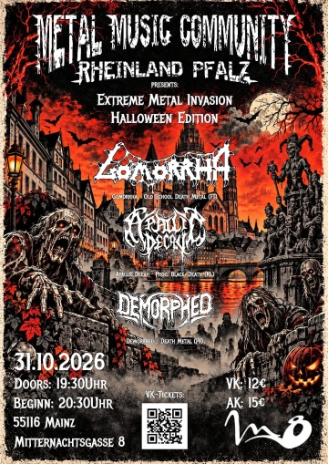 Flyer Gomorrha w/ Apallic Decay & Demorphed