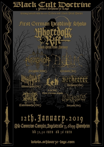 Flyer Black Cult Doctrine