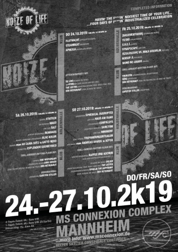 Flyer Noize Of Life Festival 2019