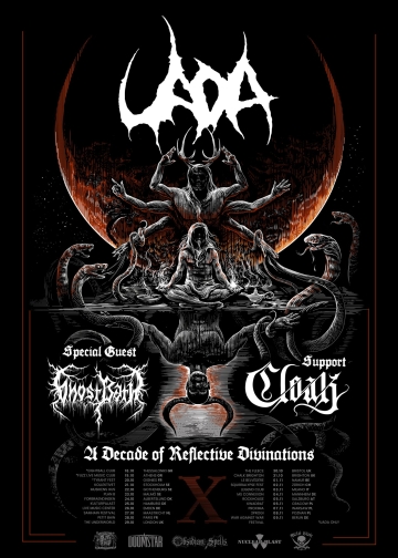 Flyer Uada w/ Ghost Bath & Cloak