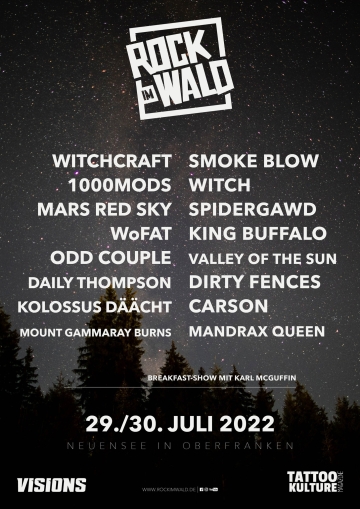Flyer Rock im Wald Festival 2022