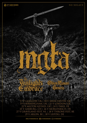 Flyer Mgła w/ In Twilight's Embrace & Odium Humani Generis