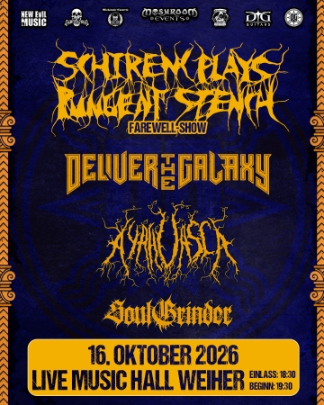Flyer Schirenc Plays Pungent Stench - Farewell Show