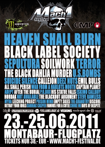 Flyer Mach1 Festival 2011