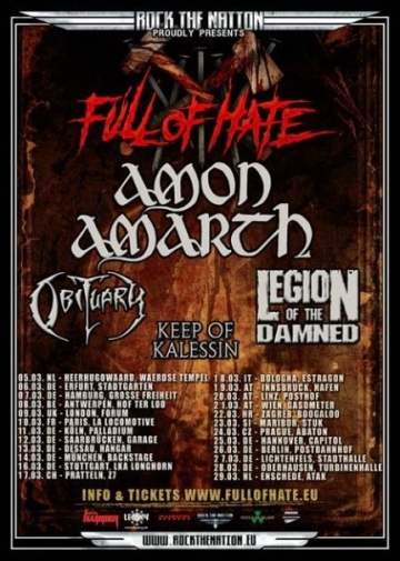 Flyer Full Of Hate Tour 2009