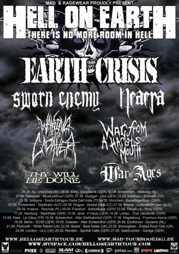 Flyer Hell On Earth Tour 2009