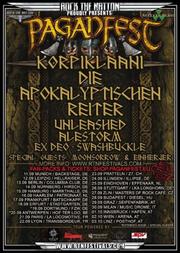 Flyer Paganfest 2009