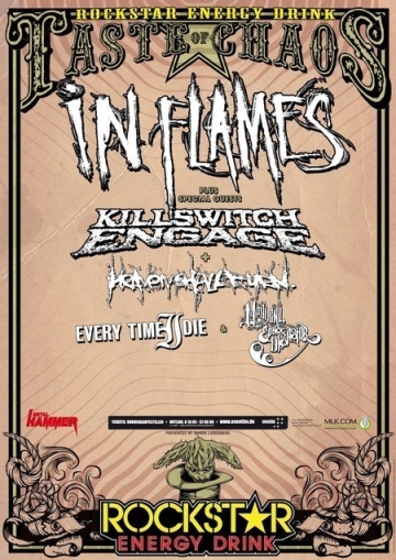 Flyer Rockstar Taste Of Chaos 2009