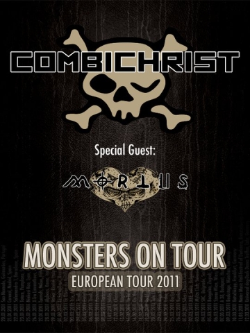 Flyer Combichrist - Monsters on Tour 2011