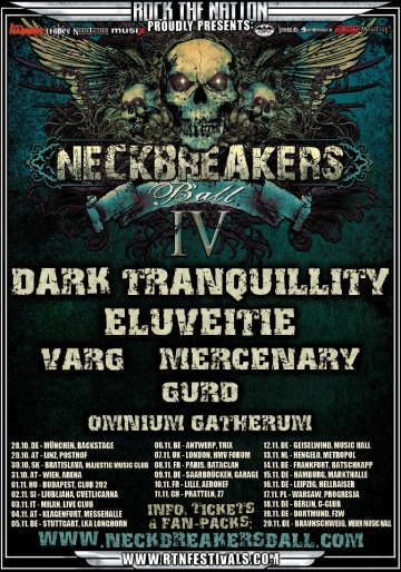 Flyer Neckbreakers Ball Tour 2011