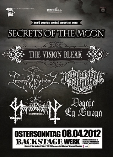 Flyer Dark Easter Metal Meeting 2012