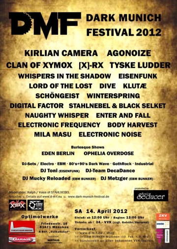 Flyer Dark Munich Festival 2012