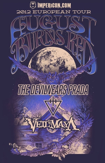 Flyer August Burns Red w/ The Devil Wears Prada & Veil Of Maya