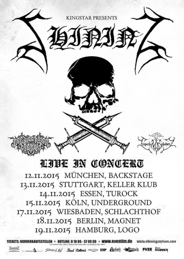 Flyer Shining w/ Der Weg einer Freiheit