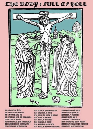 Flyer the body w/ Full of Hell