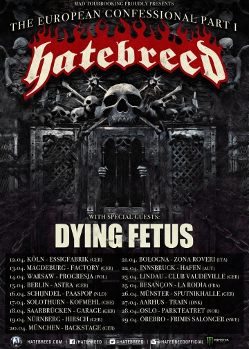 Flyer The European Confessional Tour Part 1