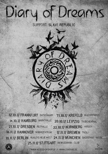 Flyer Diary of Dreams 2017
