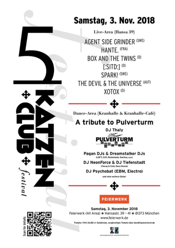 Flyer Katzenclub Festival 2018