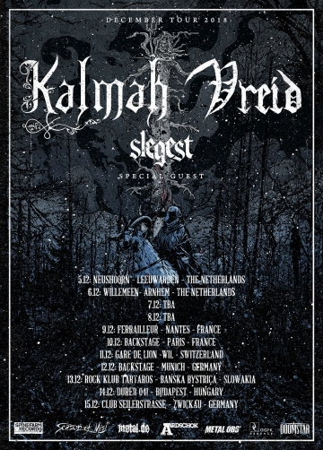 Flyer Kalmah w/ Vreid