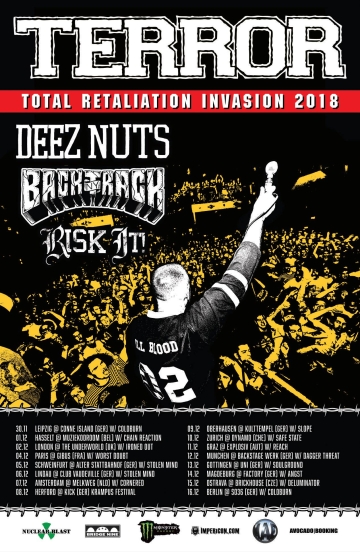 Flyer Terror - Total Retaliation Invasion Tour