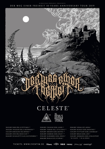 Flyer Der Weg einer Freiheit - 10 Years Anniversary Tour 2019