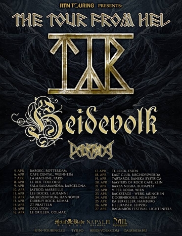 Flyer Tyr / Heidevolk / Dalriada