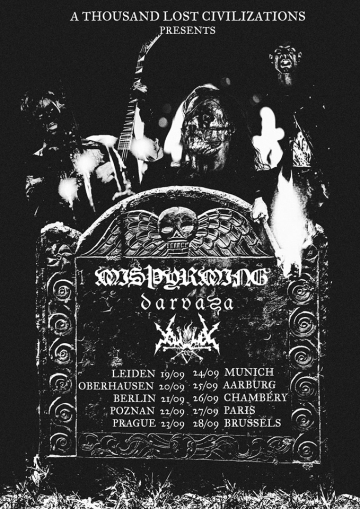 Flyer Misþyrming w/ Darvaza & Vortex of End