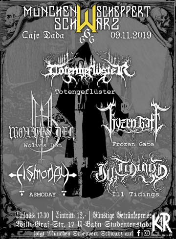Flyer München Scheppert Schwarz - 666 Edition