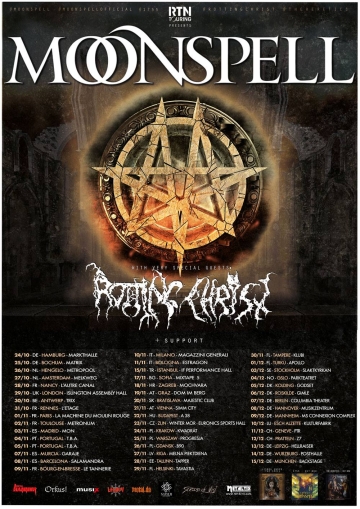 Flyer Moonspell w/ Rotting Christ