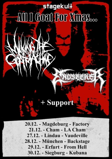 Flyer Milking The Goatmachine - All I Goat For Xmas 2019