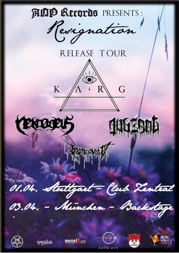 Flyer Karg w/ Nekrodeus & auszaat & Boötes Void