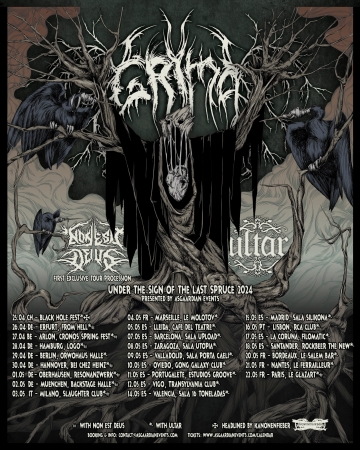 Flyer Grima w/ Ultar & Non Est Deus & Antrisch
