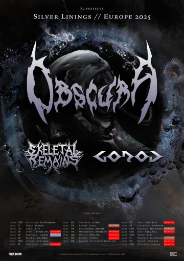 Flyer Obscura w/ Skeletal Remains & Gorod
