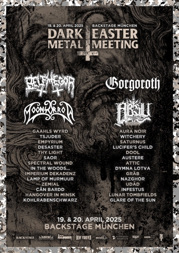 Flyer Dark Easter Metal Meeting 2025